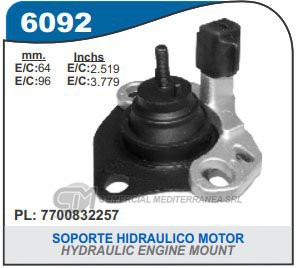SOPORTE DE MOTOR CAPEMI RENAULT MEGANE 96/09/SCENIC 98/12 SOPORTE HIDRAULICO DE MOTO