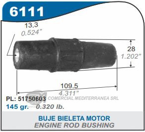 BUJE DE SUSPENSION CAPEMI FIAT IDEA 06/.. BUJE BIELETA DE MOTOR