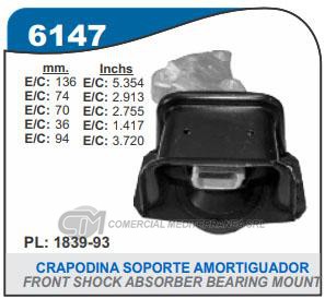 SOPORTE DE MOTOR CAPEMI PEUGEOT 307 / CITROEN C4 2.0 HDI SOPORTE HIDRAULICO DE MOTOR