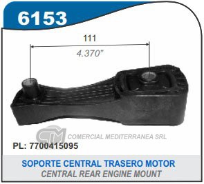 SOPORTE DE MOTOR CAPEMI RENAULT CLIO II/KANGOO II/MEGANE FASE 2/SCENIC II 00/12 BIEL
