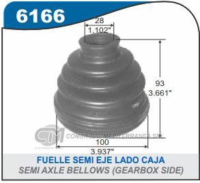 FUELLE DE TRANSMISION CAPEMI TOYOTA HILUX 01-.. FUELLE TRANSMISION LADO CAJA