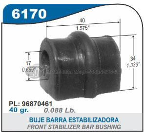 BUJES SUSPENSION CHEVROLET AVEO