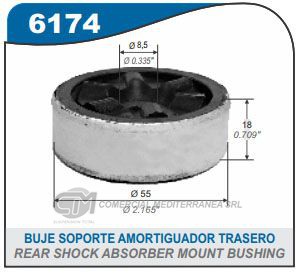 BUJE DE SUSPENSION CAPEMI FORD ECOSPORT/FIESTA REPARACION DE CAZOLETA DE SUSPENSION TR