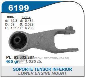 SOPORTE DE MOTOR CAPEMI CHEVROLET CORSA II 02/11/MERIVA 03/13/MONTANA 11/.. SOPORTE