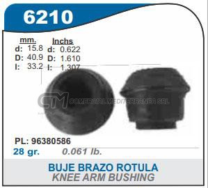 BUJE DE SUSPENSION CAPEMI CHEVROLET SPARK / CHERY QQ BUJE BRAZO DE ROTULA
