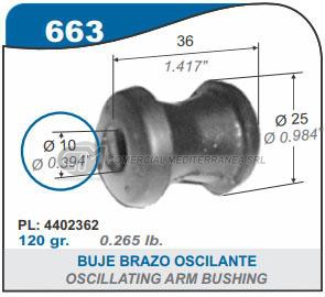 BUJES SUSPENSION FIAT 128