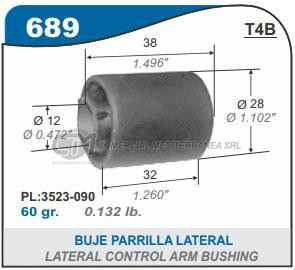 BUJES SUSPENSION PEUGEOT 504. 404. 403. T4B. T5B