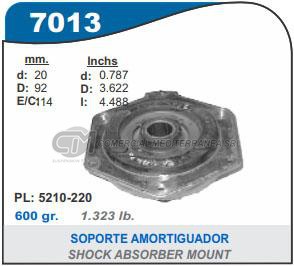 CAZOLETA SUSPENSION PEUGEOT 505 CAZOLETA SUSPENSION 86/..
