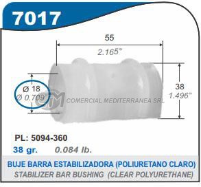 BUJES SUSPENSION PEUGEOT 205