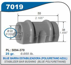 BUJES SUSPENSION PEUGEOT 205