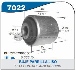 BUJES SUSPENSION RENAULT CLIO