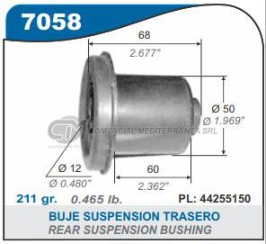 BUJES SUSPENSION FIAT PALIO. SIENA. STRADA