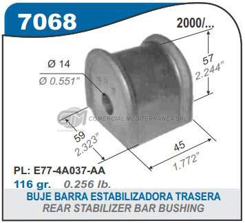 BUJES SUSPENSION FORD RANGER
