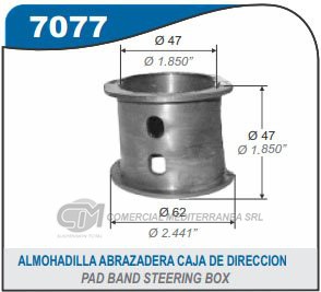 BUJE DE SUSPENSION CAPEMI RENAULT 18/FUEGO ABRAZADERA DE CAJA DE DIRECCION