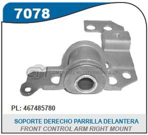 BUJES SUSPENSION FIAT PALIO. SIENA FIRE. STRADA 20 MM
