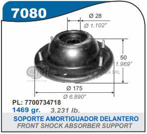 CAZOLETA SUSPENSION RENULT TRAFIC