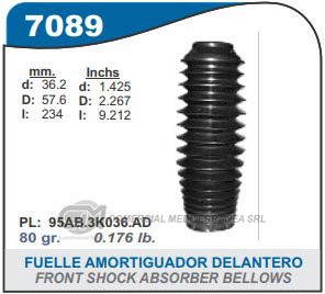 FUELLE DE TRANSMISION CAPEMI FORD FIESTA 96-02/KA/COURIER/MONDEO 2.0 ZETEC-2.5 V6 FUELLE