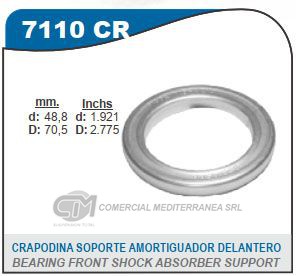 RODAMIENTO SUSPENSION CAPEMI PEUGEOT BOXER / FIAT DUCATO / CITROEN JUMPER RODAMIENTO CAZO