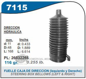 FUELLE DE TRANSMISION CAPEMI CHEVROLET CORSA/CLASSIC/CELTA/ASTRA/VECTRA/MERIVA / SUZUKI F