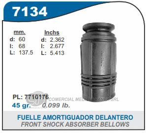 FUELLE DE TRANSMISION CAPEMI FIAT TEMPRA FUELLE AMORTIGUADOR DELANTERO