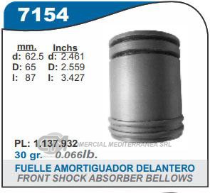 FUELLE DE TRANSMISION CAPEMI BMW SERIE 3 91-.. FUELLE AMORTIGUADOR DELANTERO