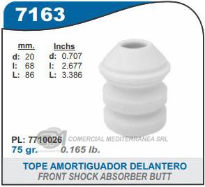 FUELLE DE TRANSMISION CAPEMI FIAT TEMPRA TOPE AMORTIGUADOR DELANTERO