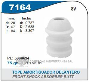 FUELLE DE TRANSMISION CAPEMI FIAT TEMPRA 8V 94-98 TOPE AMORTIGUADOR TRASERO