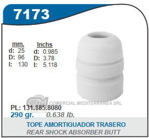 FUELLE DE TRANSMISION CAPEMI PEUGEOT BOXER / CITROEN JUMPER / FIAT DUCATO TOPE AMORTIGUAD