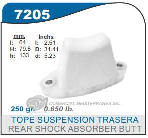 FUELLE DE TRANSMISION CAPEMI CHEVROLET S10/BLAZER TOPE AMORTIGUADOR TRASERO
