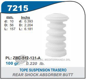 FUELLE DE TRANSMISION CAPEMI FORD GALAXY 92-94 / VOLKSWAGEN PASSAT 94-.. TOPE AMORTIGUADO