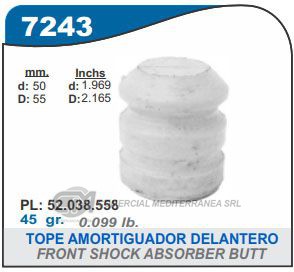 FUELLES DE TRANSMISION CAPEMI DODGE DAKOTA TOPE AMORTIGUADOR DELANTERO