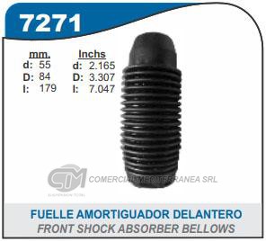 FUELLE DE TRANSMISION CAPEMI PEUGEOT 406/605 FUELLE AMORTIGUADOR DELANTERO
