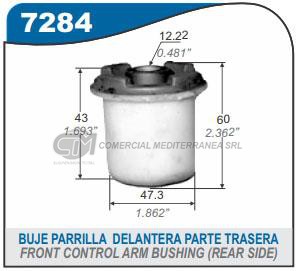 CAZOLETA SUSPENSION RENAULT CLIO II.KANGOO CUBRE CAZOLETA SUSPENSION 
