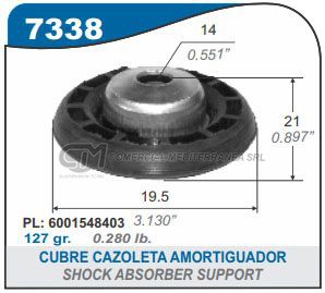 CAZOLETA SUSPENSION RENAULT LOGAN.SANDERO CUBRE CAZOLETA DE