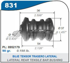 BUJES SUSPENSION OPEL. CHEVETTE