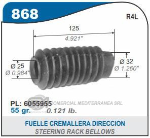 FUELLE DE TRANSMISION CAPEMI RENAULT 4 ..-63 FUELLE CAJA DE DIRECCION MECANICA