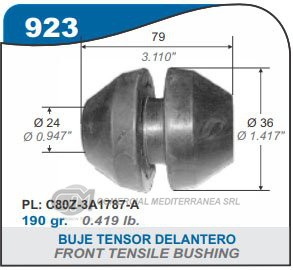 BUJE DE SUSPENSION CAPEMI FORD FAIRLANE BUJE TENSOR DELANTERO