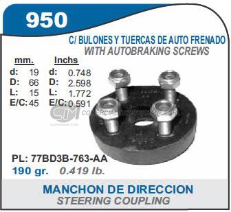 MANCHON FORD TAUNUS MANCHON  DIRECCION COMPLET