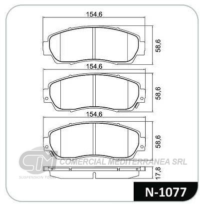 PASTILLA DE FRENO DELANTERA HAVAL HAVAL