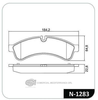 PASTILLA DE FRENO TRASERA IVECO DAILY 70