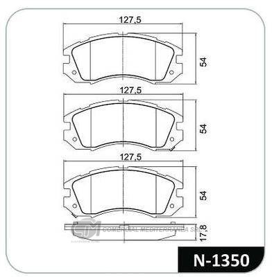 PASTILLA DE FRENO DELANTERA SUBARU IMPRE