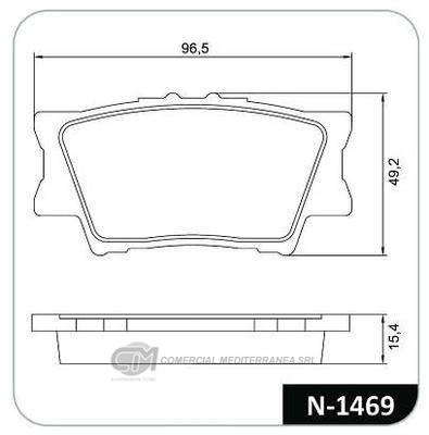 PASTILLA DE FRENO TRASERA TOYOTA RAV-4 3