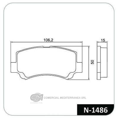 PASTILLA DE FRENO DELANTERA CHERY S-18 1