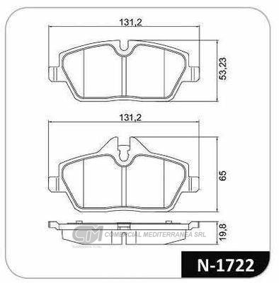 PASTILLA DE FRENO DELANTERA BMW 116I / 1