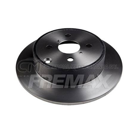 DISCO DE FRENO FREMAX TOYOTA COROLLA 1.8I 16V 2.0 D (D4D) TRAS