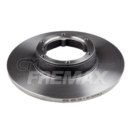 DISCO DE FRENO FREMAX RENAULT 12 75 .. DELANTERO SOLIDO DIAMET