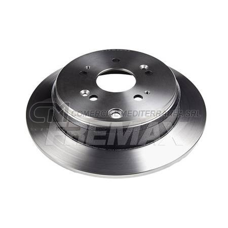 DISCO DE FRENO FREMAX HONDA CR-V 2.4 07-.. TRASERO SOLIDO