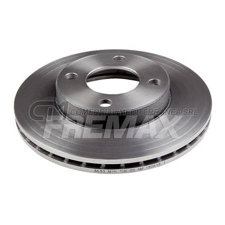 DISCO DE FRENO FREMAX AUDI-100 AVANT 80 QUATRO 84 92 DEL.VENTI