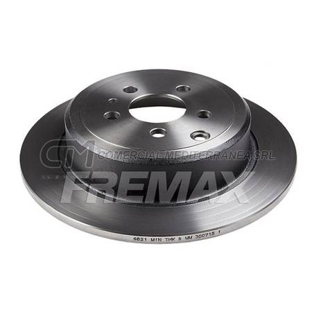 DISCO DE FRENO FREMAX PEUGEOT 806 94 - TRASERA SOL.