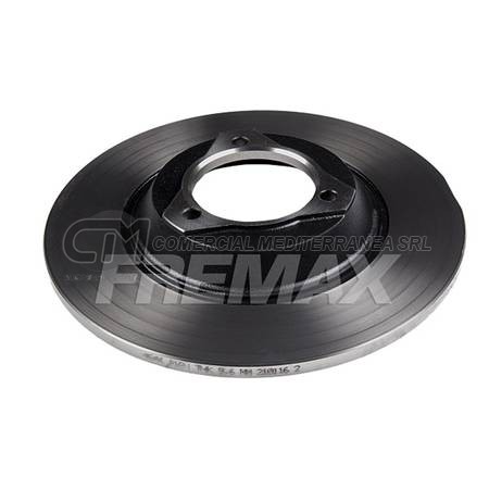 DISCO DE FRENO FREMAX PEUGEOT 504 DELANTERO SOLIDO 3 AGUJEROS